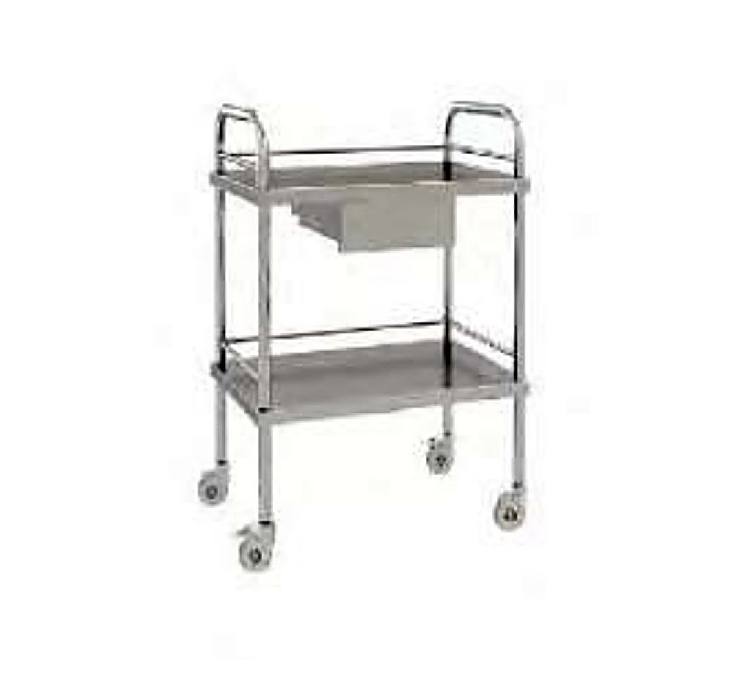 CHARIOT DE SOINS EN INOX