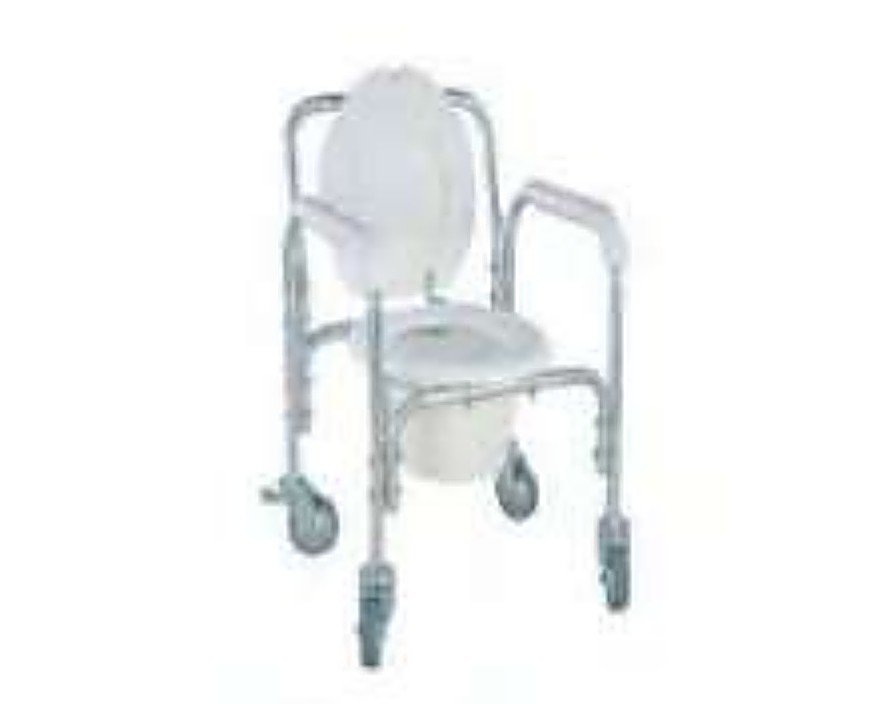 CHAISE CHROMÉE ROULANTE AVEC BASSIN