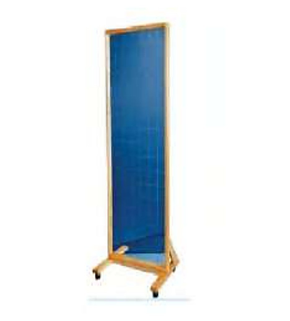 MIROIR ROULANT QUADRILLE EN BOIS DE HÊTRE